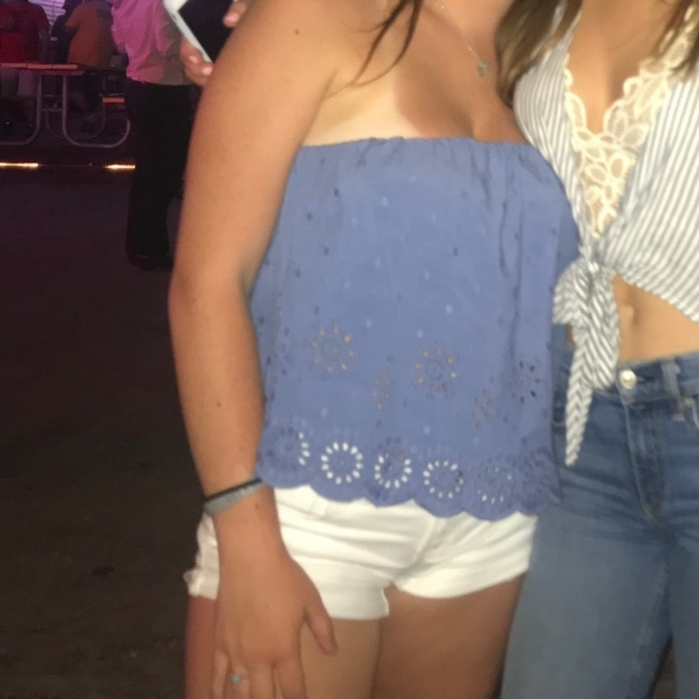 Free People Strapless Top